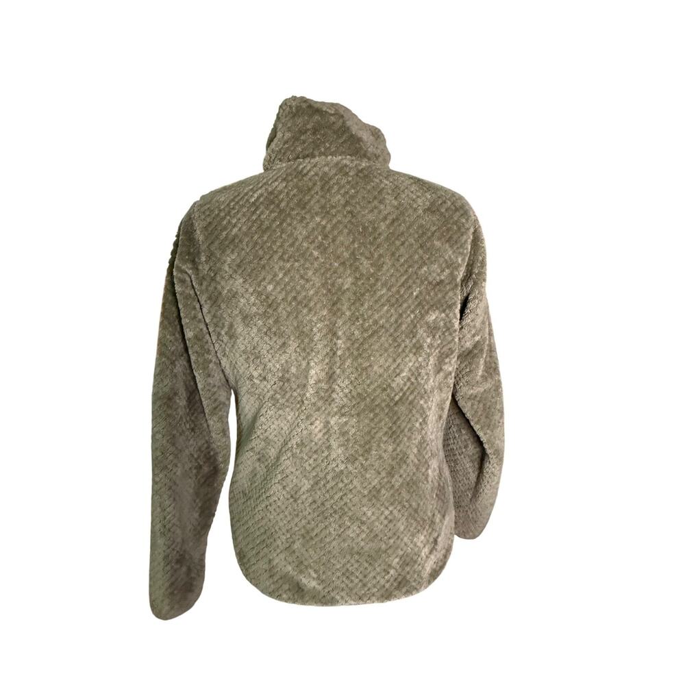 Columbia Womens Fire Side Sherpa Full-Zip Stone Green Fleece Jacket Size Large - Picture 2 of 15
